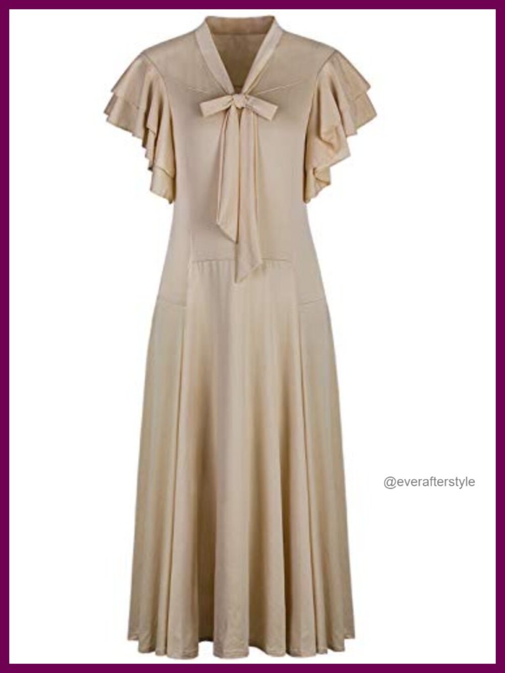 Vintage 1920s Flapper Dress Bias Cut Sleeveless Great Gatsby Style